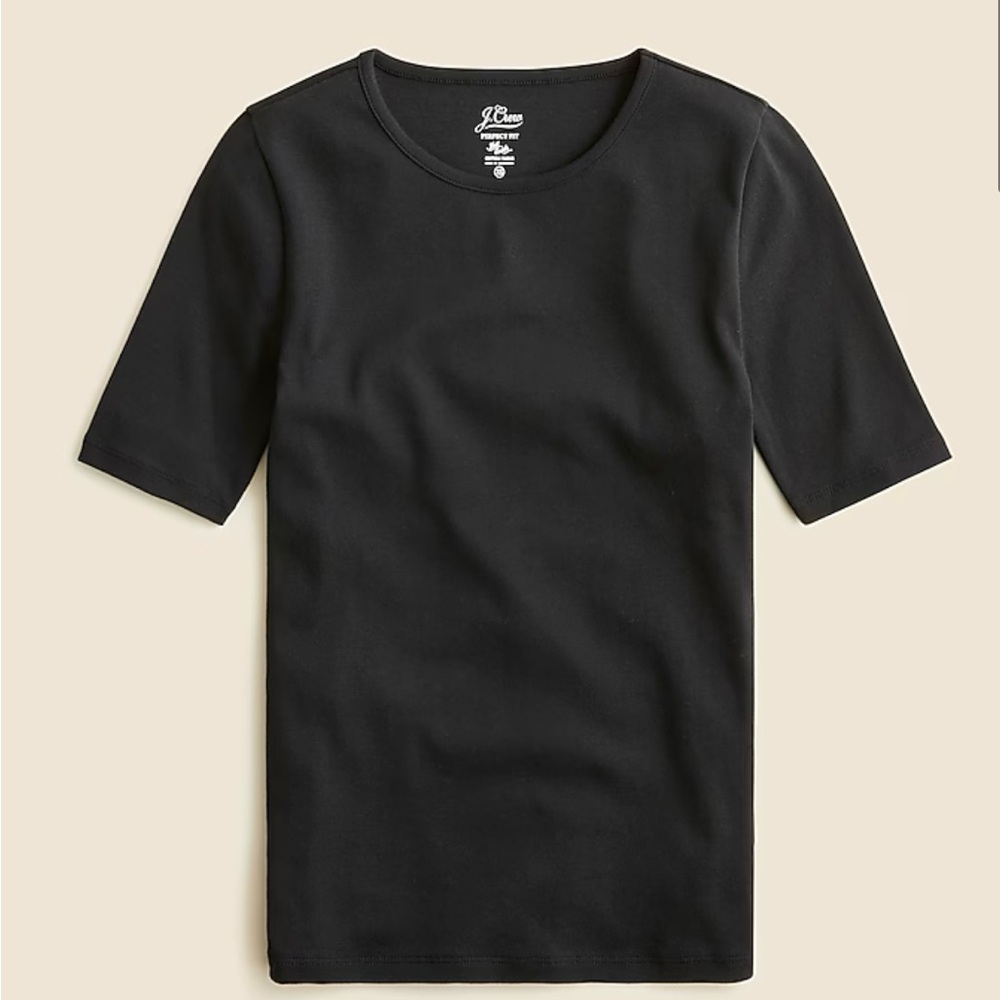 J.Crew Slim perfect-fit T-shirt in Black NWT Medium